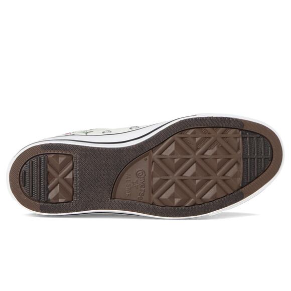 NWT Converse Chuck Taylor Floral Big Kid Sneakers Egret Light  Unisex 4.5 Youth - Picture 6 of 7